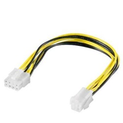PREMIUMCORD Redukce napájení 8 pin/Female zdroj na P4 4pin/Male