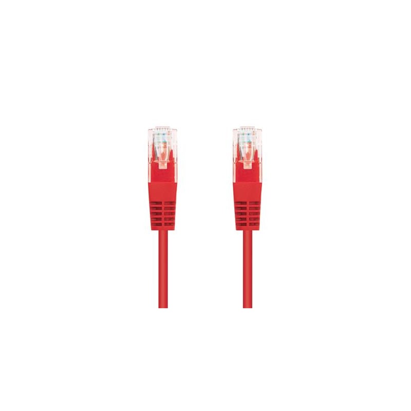 C-TECH kabel patchcord Cat5e, UTP, červený, 2m