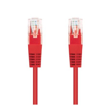 C-TECH kabel patchcord Cat5e, UTP, červený, 2m