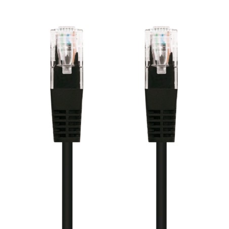 C-TECH kabel patchcord Cat5e, UTP, černý, 1m