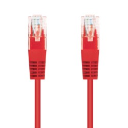 C-TECH kabel patchcord Cat5e, UTP, červený, 3m