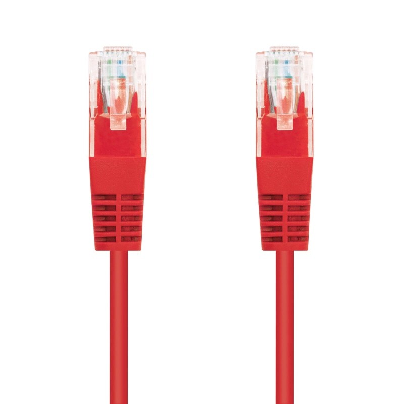 C-TECH kabel patchcord Cat5e, UTP, červený, 3m