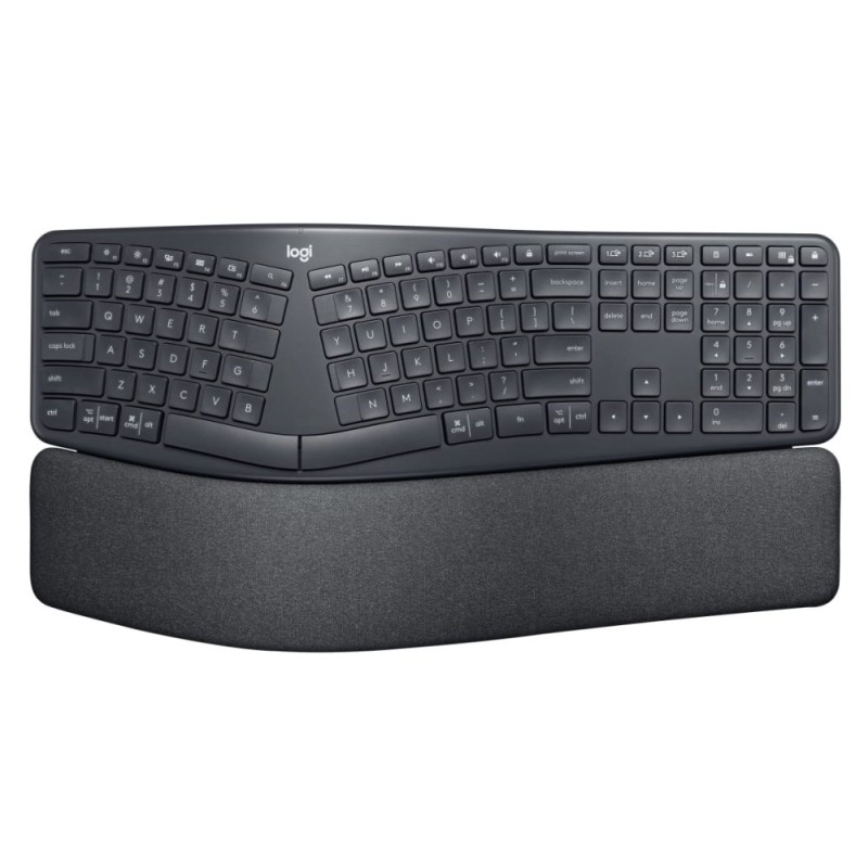 Logitech K860/Bezdrátová Bluetooth/US layout/Černá