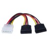 PremiumCord Napájecí kabel k HDD 5,25 Molex-2xSeri
