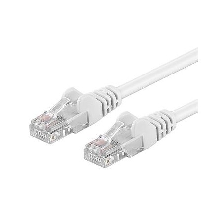 PremiumCord Patch kabel UTP RJ45-RJ45 CAT6 2m bílá