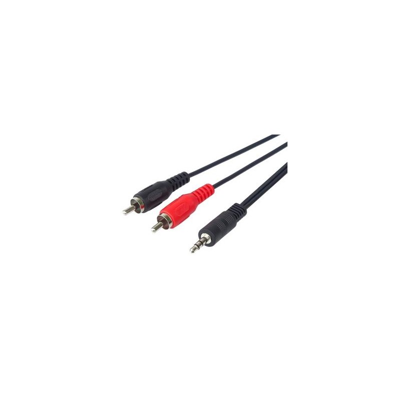 PREMIUMCORD Kabel audio 3,5mm Jack - 2x Cinch 10m (M/M, stereo)