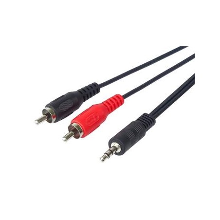 PREMIUMCORD Kabel audio 3,5mm Jack - 2x Cinch 10m (M/M, stereo)