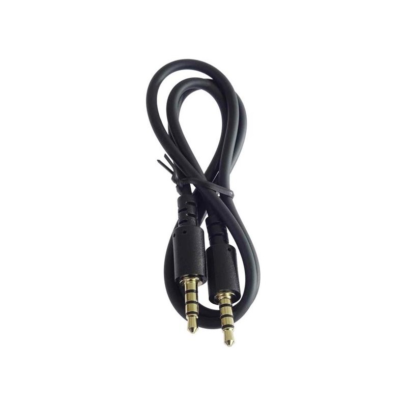 PREMIUMCORD Kabel Jack 3.5mm 4 pinový M/M 2m pro Apple iPhone, iPad, iPod