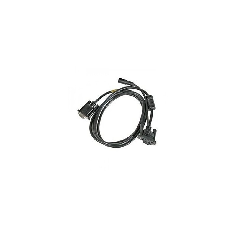 Cable: RS232, black, DB9, 5V, 2.9m (9.5’) straight, External IO