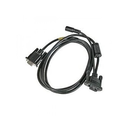 Cable: RS232, black, DB9, 5V, 2.9m (9.5’) straight, External IO
