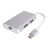 PremiumCord USB-C hub 2xUSB 3.0+PD charge