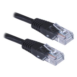 PREMIUMCORD Patch kabel UTP RJ45-RJ45 CAT5e 1.5m černá