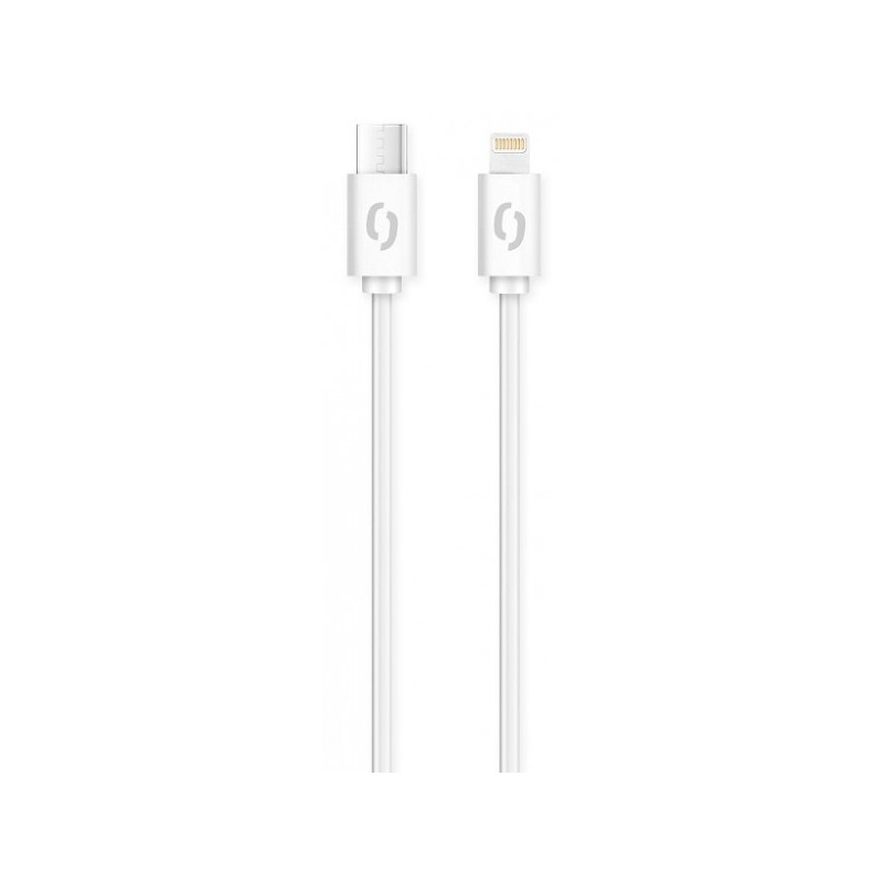ALIGATOR Datový kabel POWER 3A, USB-C/lightning bílý