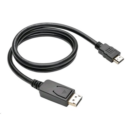 C-TECH kabel DisplayPort/HDMI, 3m, černý