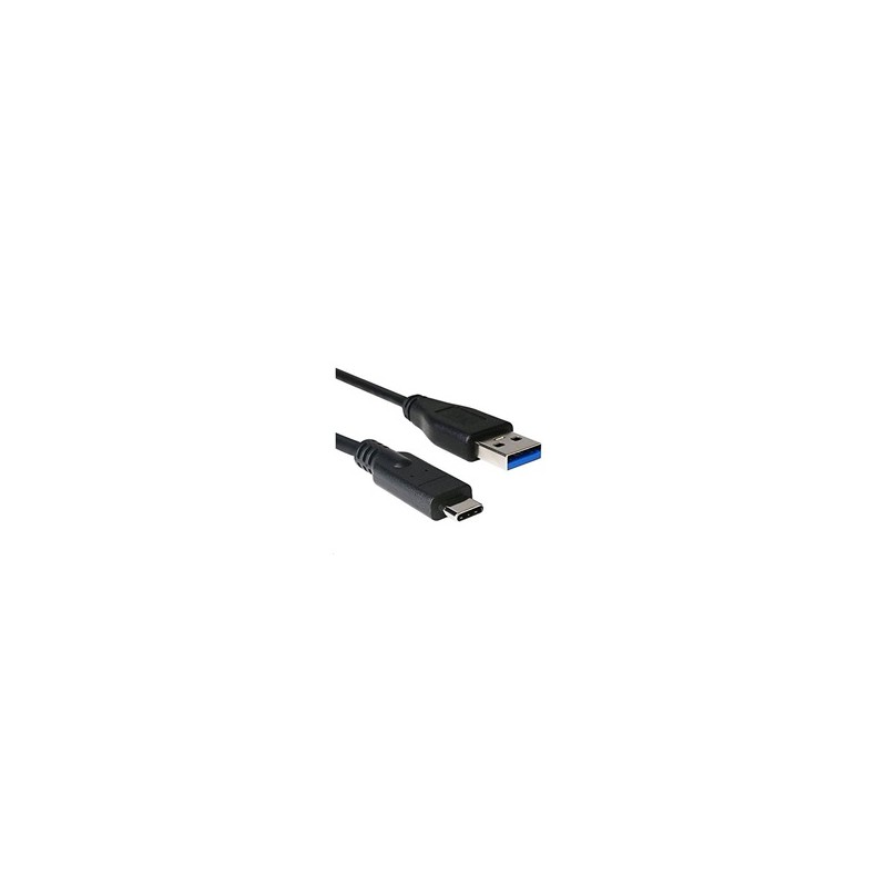 C-TECH kabel USB 3.0 AM na USB-C kabel (AM/CM), 1m, černý