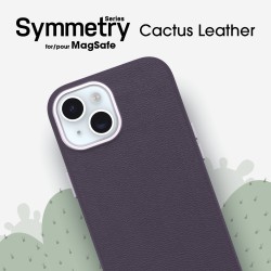 Otterbox OB Symmetry Cactus Leather/Apple iPhone 15 Plum Luxe Purple