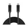 PremiumCord USB-C kabel ( USB 3.1 gen 2, 3A, 10Gbit/s ) černý, 2m