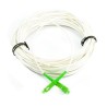 SC/APC - SC/APC simplex 9/125 SM 10m arm.bílý 3mm B3 LSZH