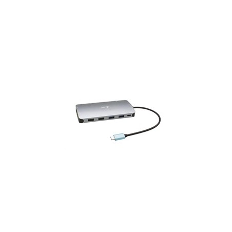 i-tec USB-C Metal Nano 3x Display Docking Station, Power Delivery 100 W