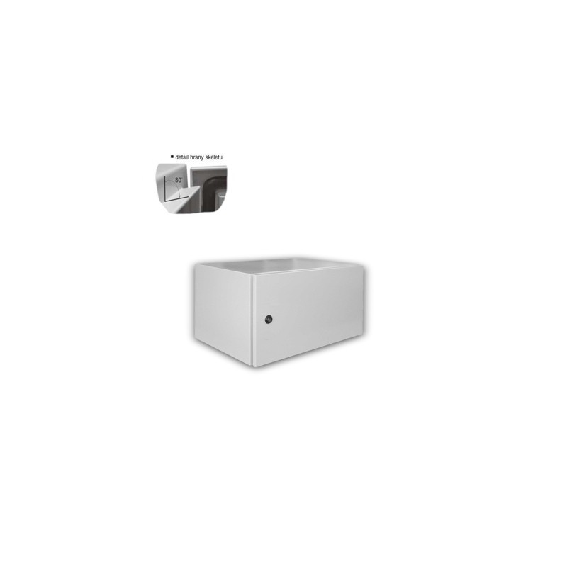 Datacom 19"venkovní rozvaděč 4U/600x400 IP65 šedý