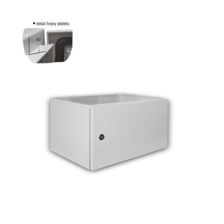 Datacom 19"venkovní rozvaděč 4U/600x400 IP65 šedý