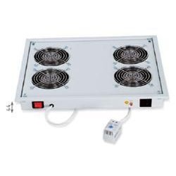TRITON Ventilační jednotka horní (spodní), 2 ventilátory-230V/30W, termostat, šedá