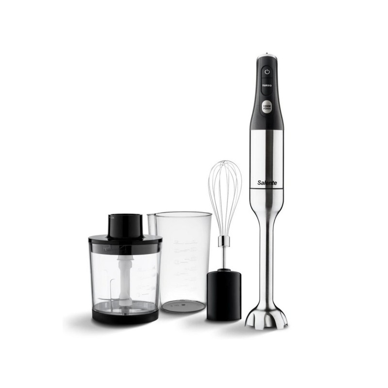 SALENTE Mixxo multifunkční tyčový mixér 3v1, 1200 W, nerez, černá