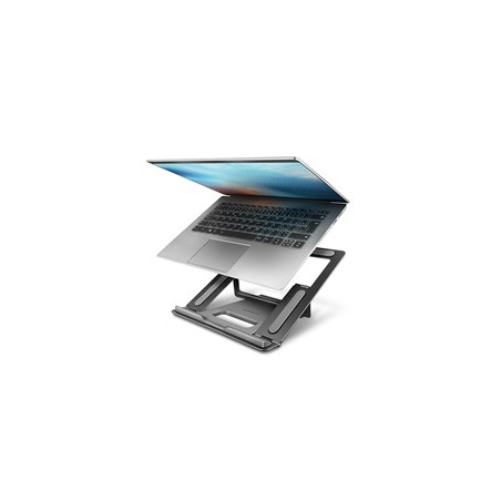 AXAGON STND-L, kovový stojan pro notebooky 10"-17.3", 4 nastavitelné výšky, šedý