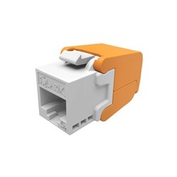 Solarix Samořezný nestíněný keystone CAT5E RJ45, bílý