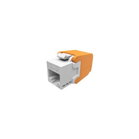 Solarix Samořezný nestíněný keystone CAT5E RJ45, bílý