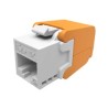 Solarix Samořezný nestíněný keystone CAT5E RJ45, bílý