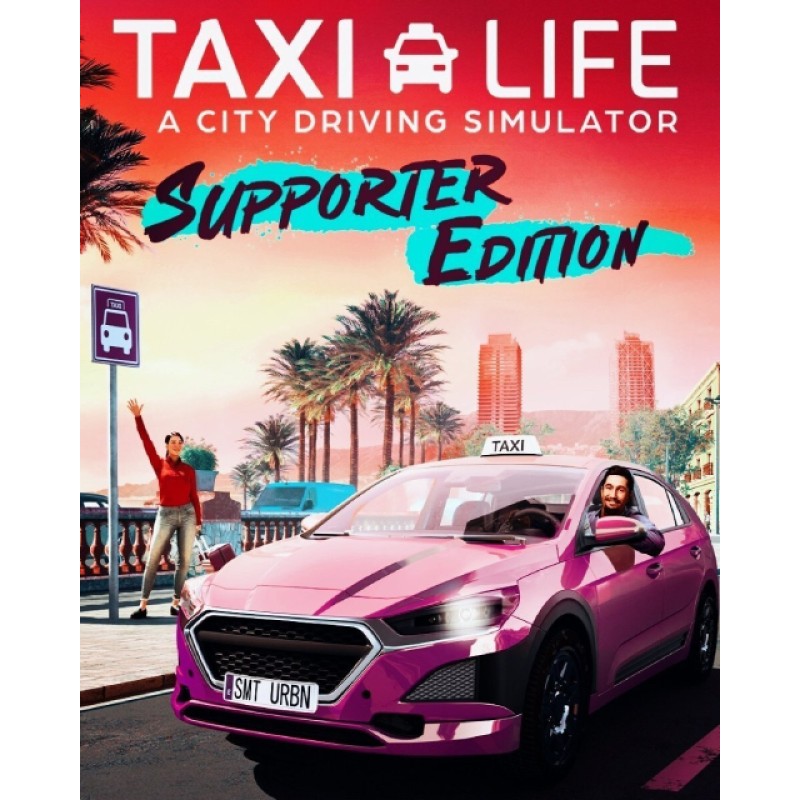 Taxi Life A City Driving Simulator Supporter E – hra pro PC (elektronická licence)