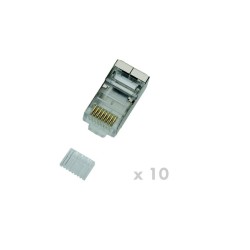 DATACOM Konektor RJ45 STP 8p8c Cat6 drát 10ks