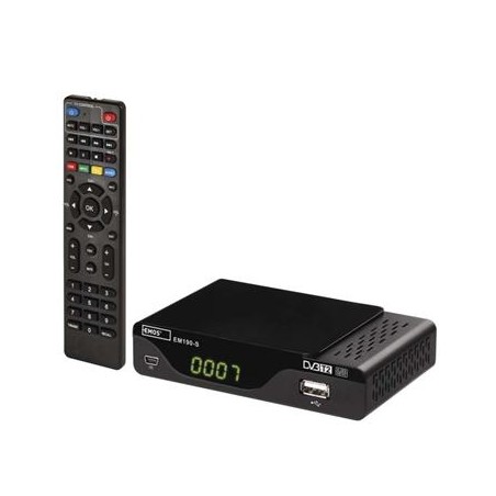 DVB-T2 PŘIJÍMAČ EM 190-S HD (HEVC H265)