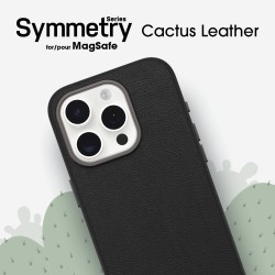 Otterbox OB Symmetry Apple iPhone 15PRO/Cactus Leather Noir Ash Black