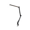 Platinet stolní LED lampa Flexy 10W stmívatelná s klipem, 1 rameno, černá