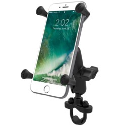 RAM® X-Grip® Large Phone Mount with Handlebar U-Bolt Base RAMB149ZUN10U