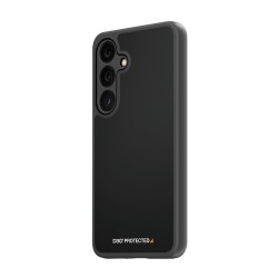 PanzerGlass HardCase - Black Edition - zadní kryt pro mobilní telefon - polykarbonát, D3O Bio - cerná - pro Samsung Galaxy S24