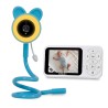 EVOLVEO Baby Monitor N35, dětská chůvička s kamerou,VOX,teploměr,noční vidění,RGB světlo, Modrá