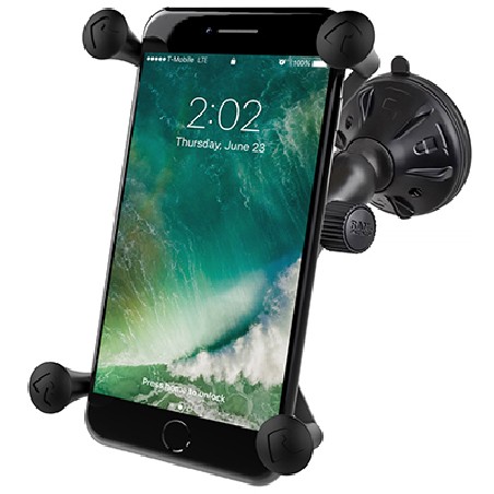RAM® X-Grip® Large Phone Mount with Low Profile Suction Base