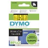 Dymo D1-Tape 24MM X 7M/Black ON Yellow