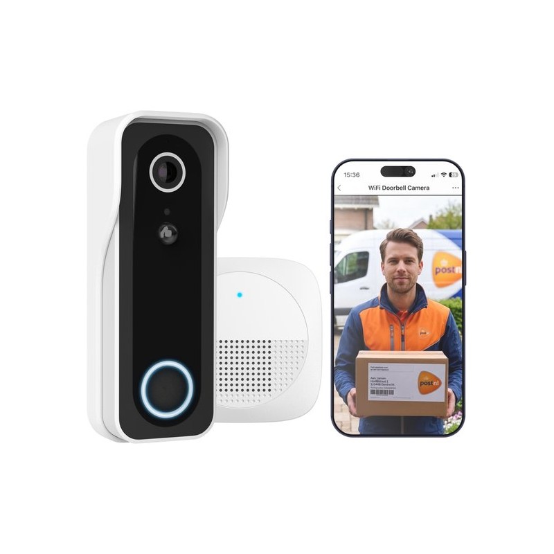 TRUST DOORCAM 3000 Wifi Doorbell Camera with Chime