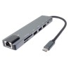 PremiumCord Adaptér USB-C na HDMI + USB3.0 + USB2.0 + PD + SD/TF + RJ45