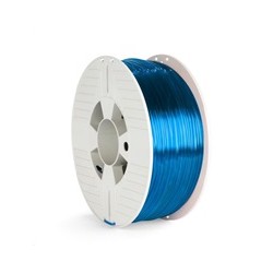 VERBATIM 3D Printer Filament PET-G 2.85mm, 123m, 1kg blue transparent