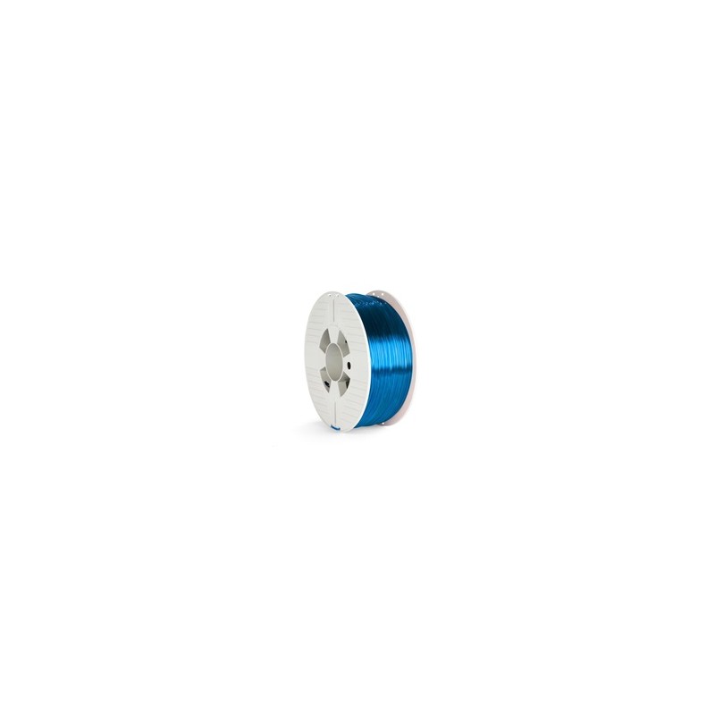 VERBATIM 3D Printer Filament PET-G 2.85mm, 123m, 1kg blue transparent