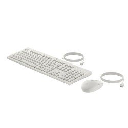 HP 225 Wired Mouse and Keyboard Combo G2 - White English