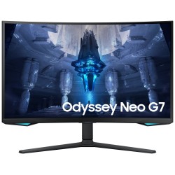 SAMSUNG MT LED LCD Gaming Monitor 32" Odyssey G7 Neo - Quantum Matrix Tech. (mini LED), 4K, Prohnutý 1000R, 3,440x1440