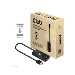 Club3D Adaptér HDMI + Micro USB na USB-C 4K120Hz/8K30Hz, Active Adapter M/F
