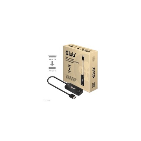 Club3D Adaptér HDMI + Micro USB na USB-C 4K120Hz/8K30Hz, Active Adapter M/F