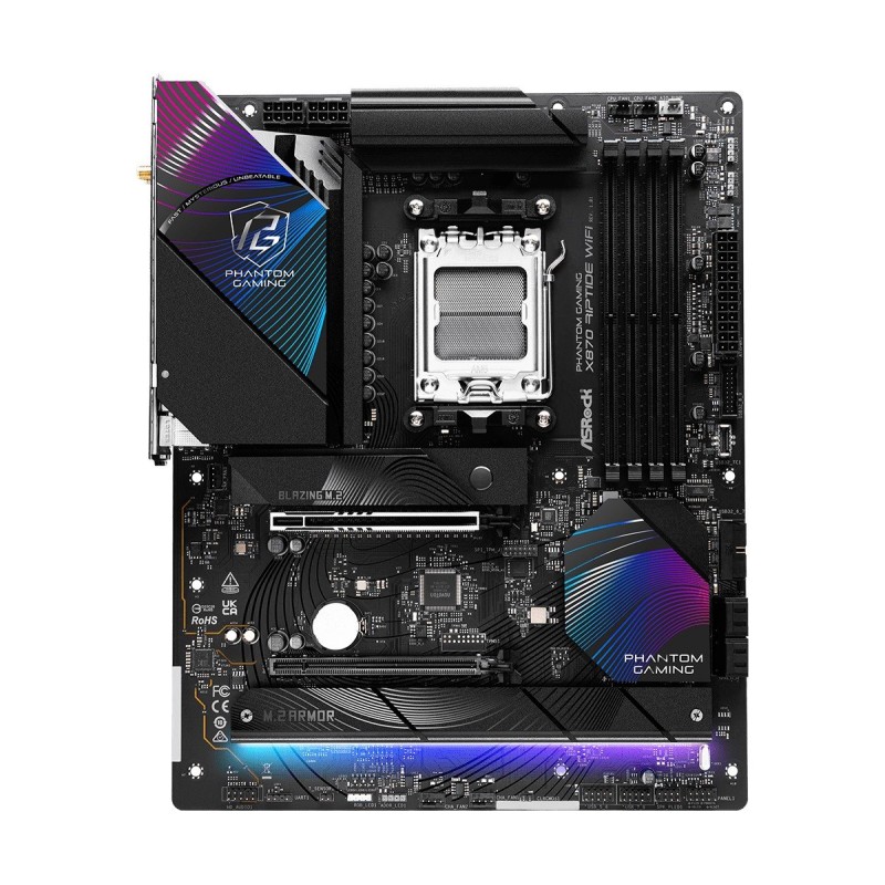 ASRock MB Sc AM5 X870 RIPTIDE WIFI, AMD X870, 4xDDR5, 1xHDMI, 2xUSB4, WI-FI